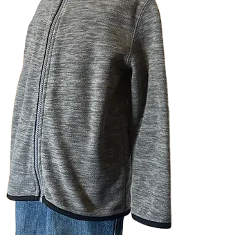 Koala Kids Gray zipped insulated Bits’ Shirt(size 3T)