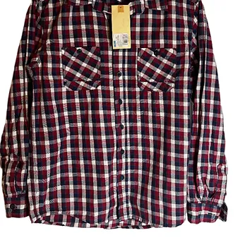 New With Tag- Brand New Cherokee Boys Red Plaid Button-Down Shirt – Size L