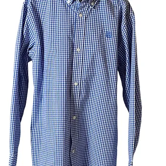 Sharp in Plaid! Chaps Button-Down Shirt – Boys Size Large