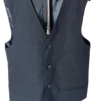 Cardinalli Boys Black Suit Vest – Classic & Sharp, Size 14