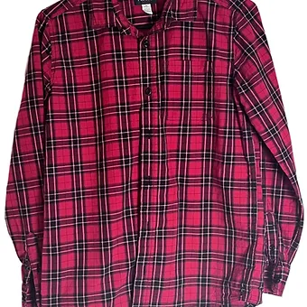 Place Red Plaid long sleeves buttoned boy's shirt (size 16)