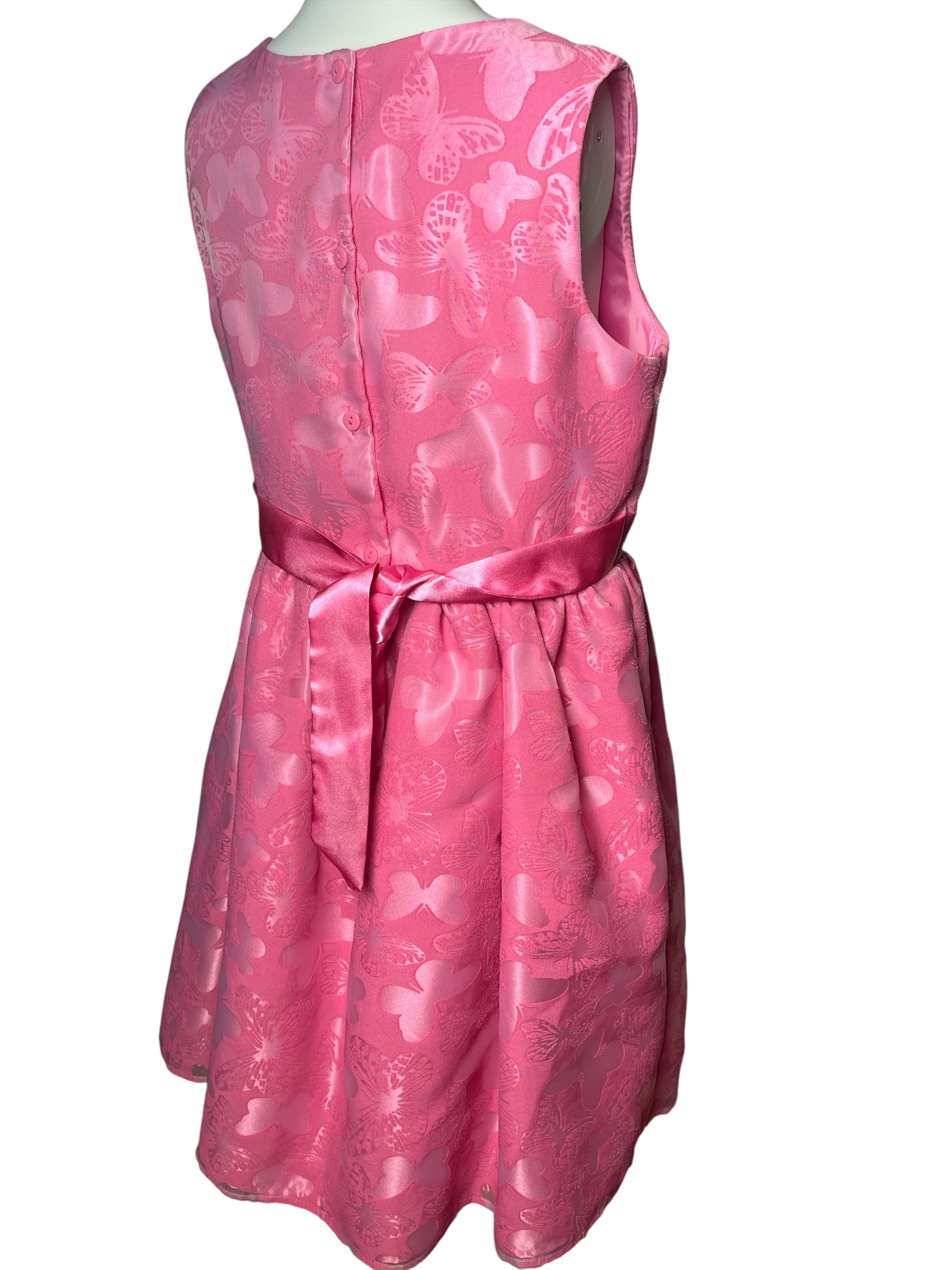 Pink Floral Girls' Dress(size 12)