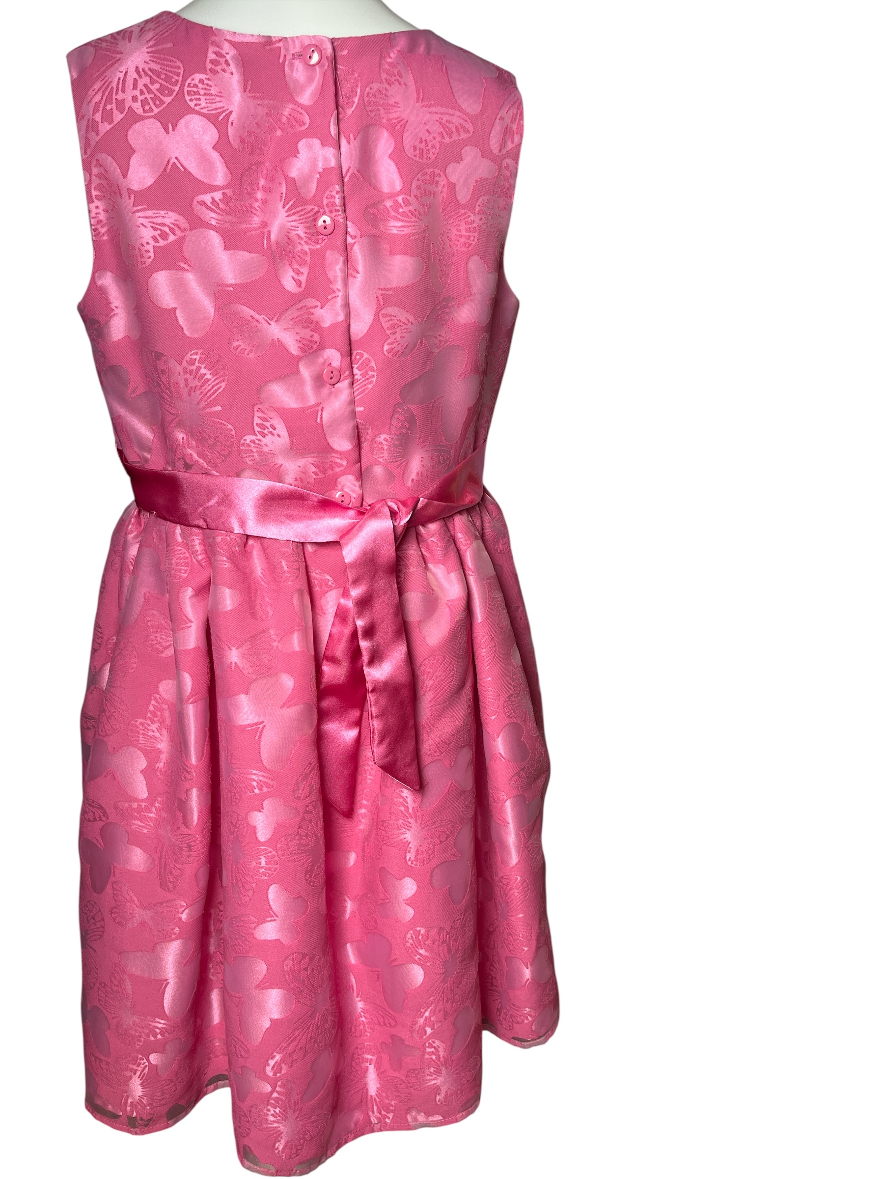 Pink Floral Girls' Dress(size 12)