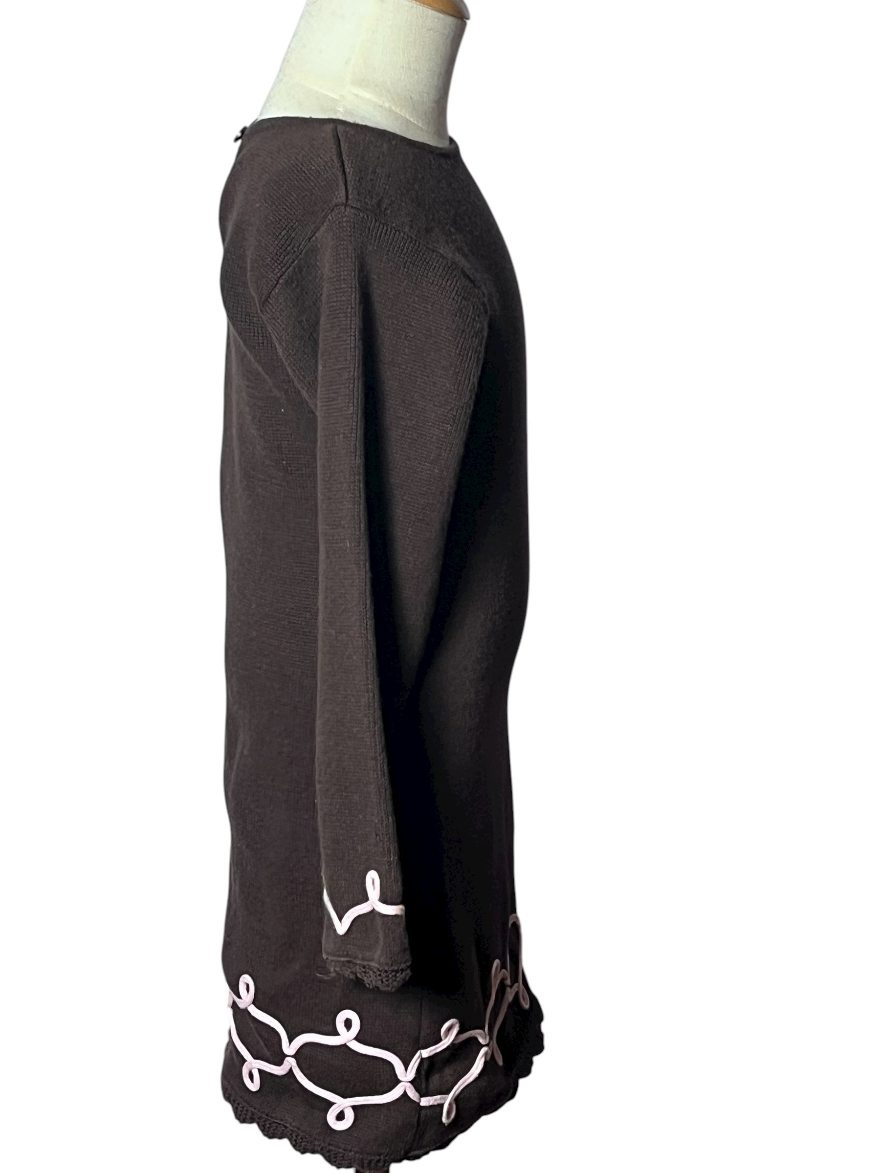 Girls' Brown Knit Dress(size 3T)