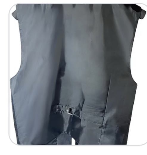 M&S Boys Gray Suit Vest – Stylish & Sharp, Size 9-10