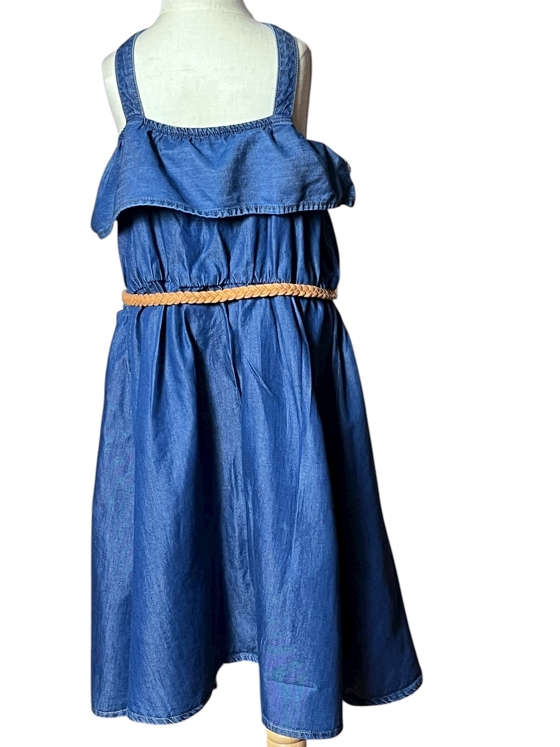 Denim Sleeveless Dress (size 14)