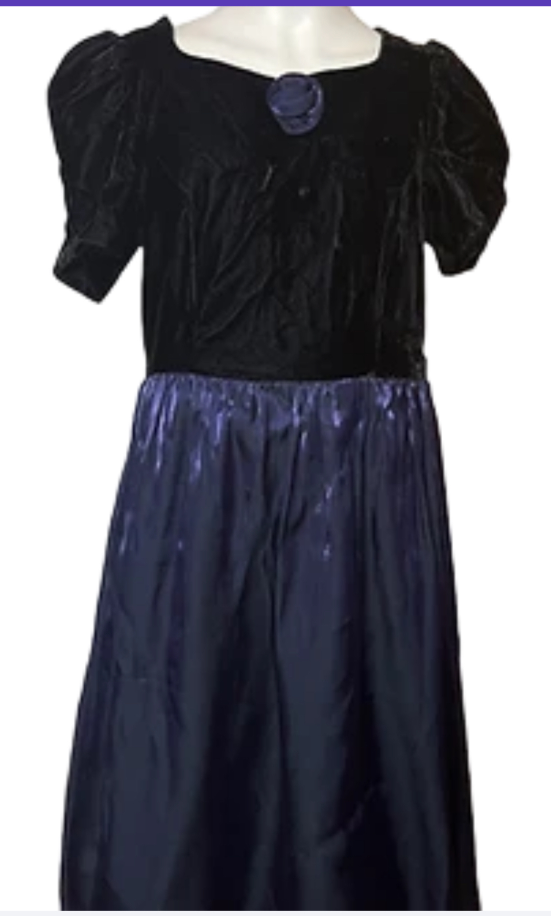 My Michelle- Black and Blue Ball Gown Girl’s Dress (size 12)