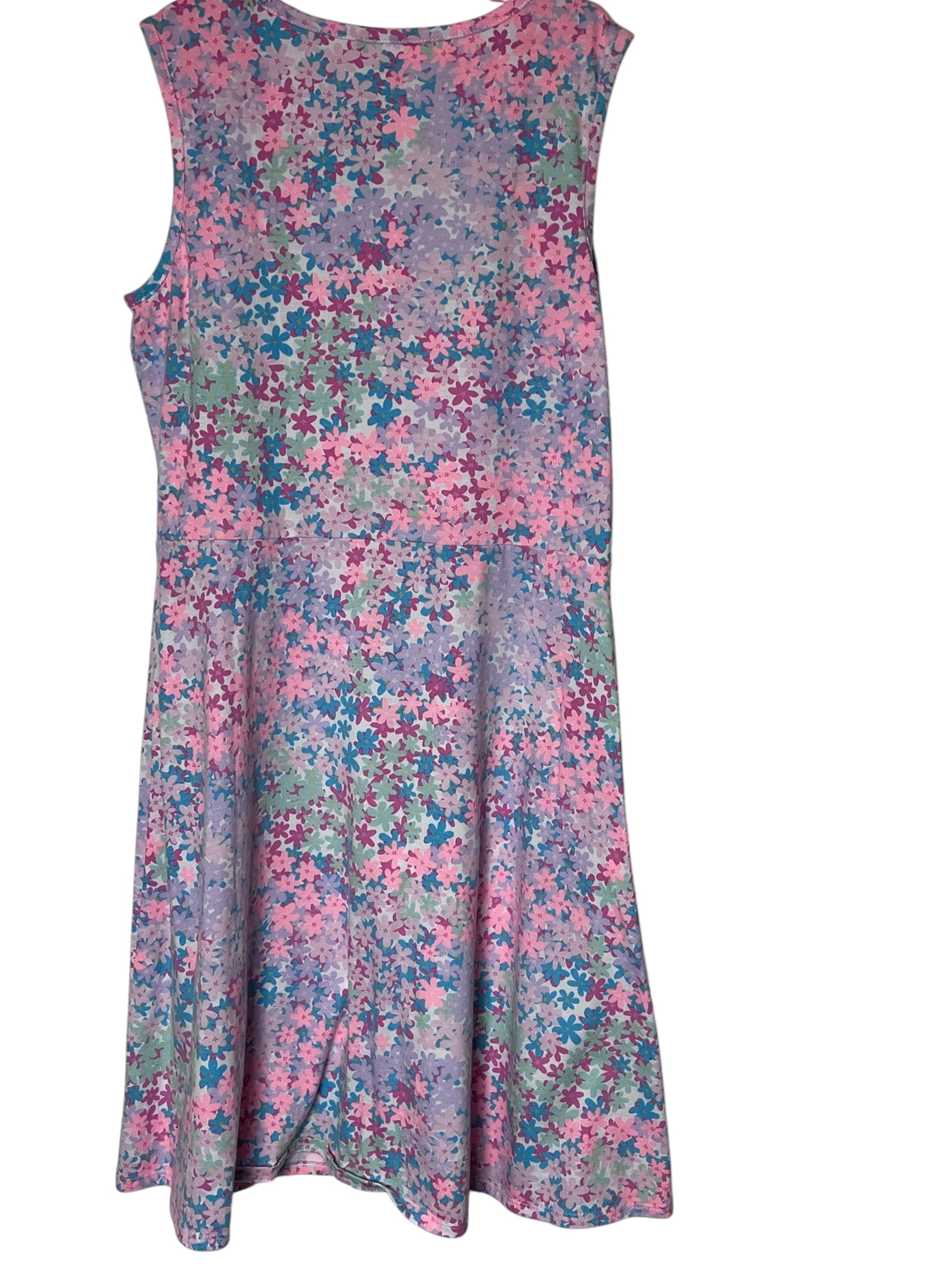Floral Sleeveless Dress (size 14-16 XL)
