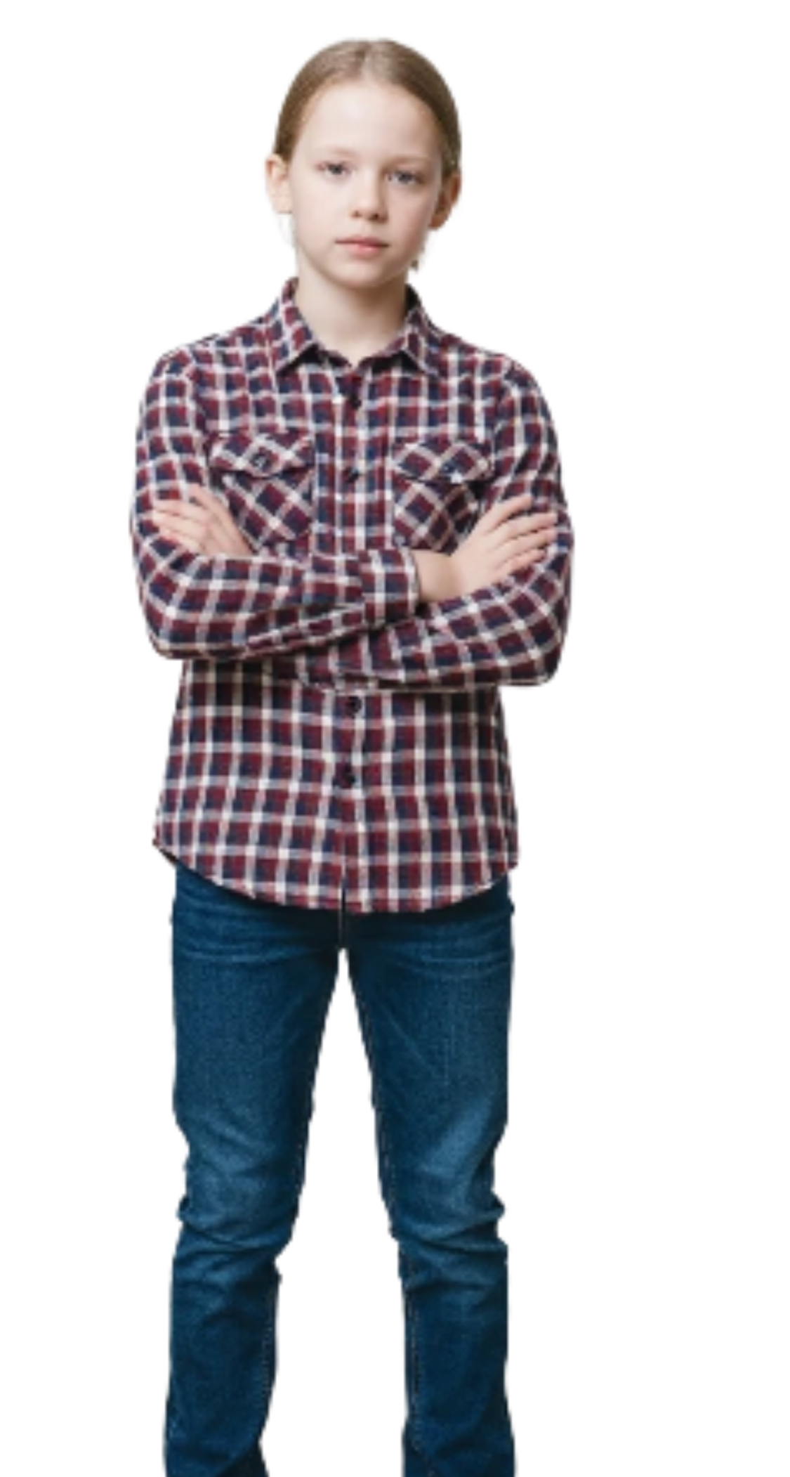 New With Tag- Brand New Cherokee Boys Red Plaid Button-Down Shirt – Size L