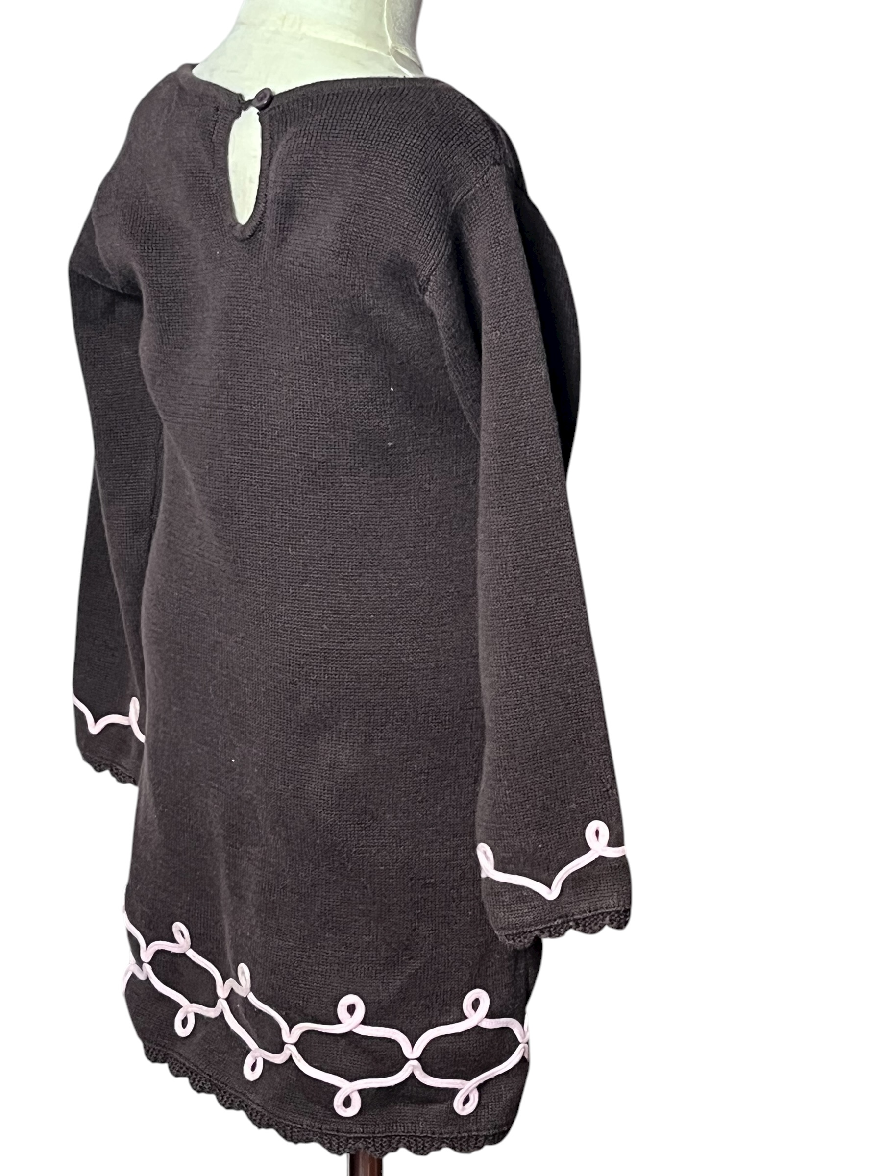 Girls' Brown Knit Dress(size 3T)