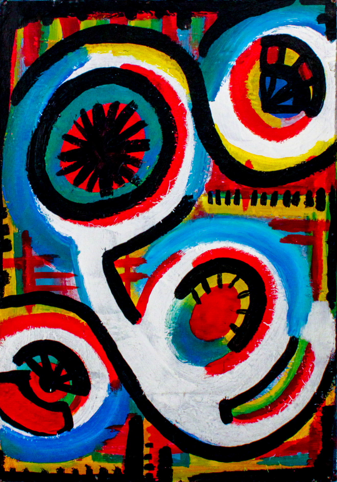 "Rainbow Faces" by Marcus Smyth