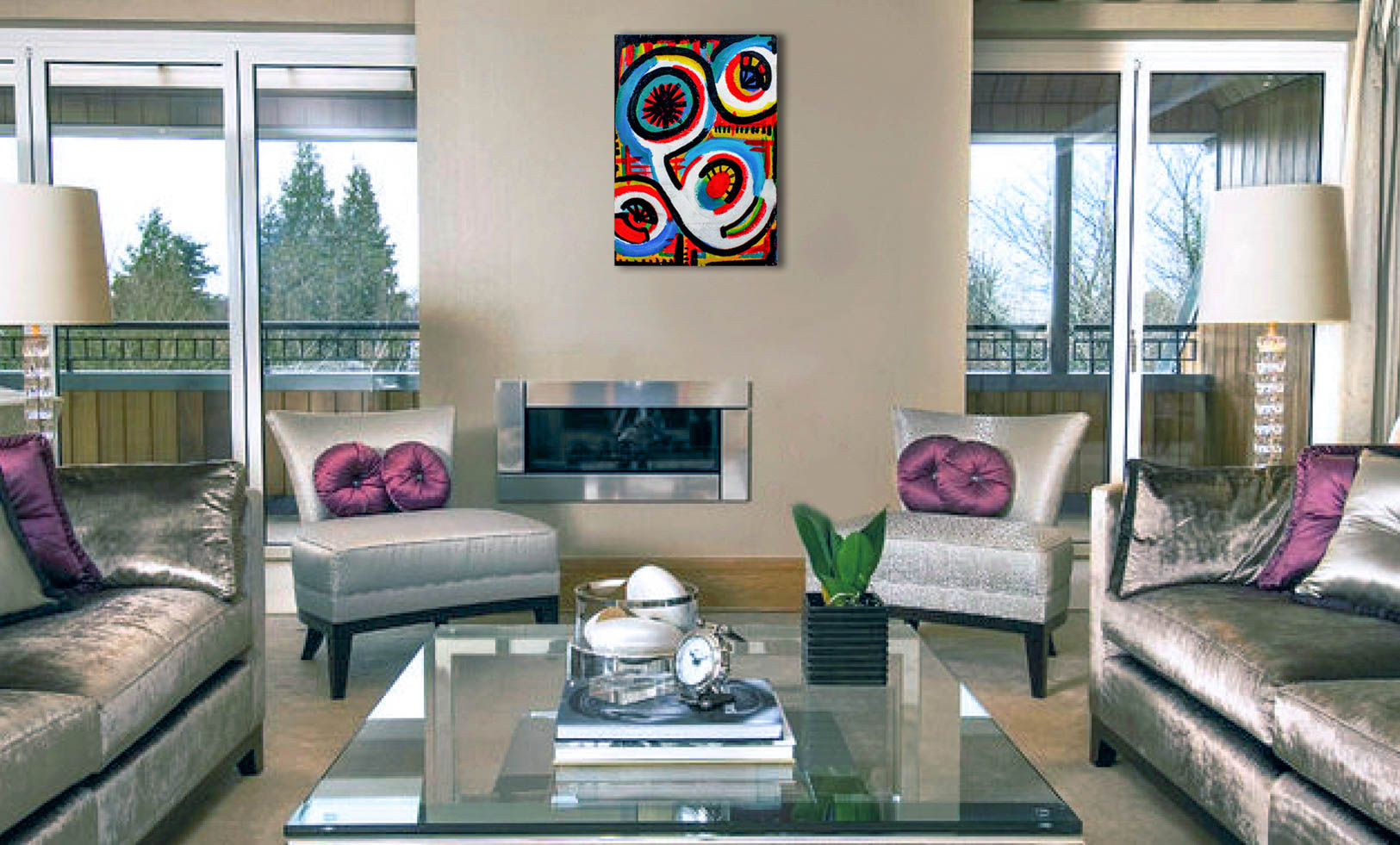 "Rainbow Faces" by Marcus Smyth