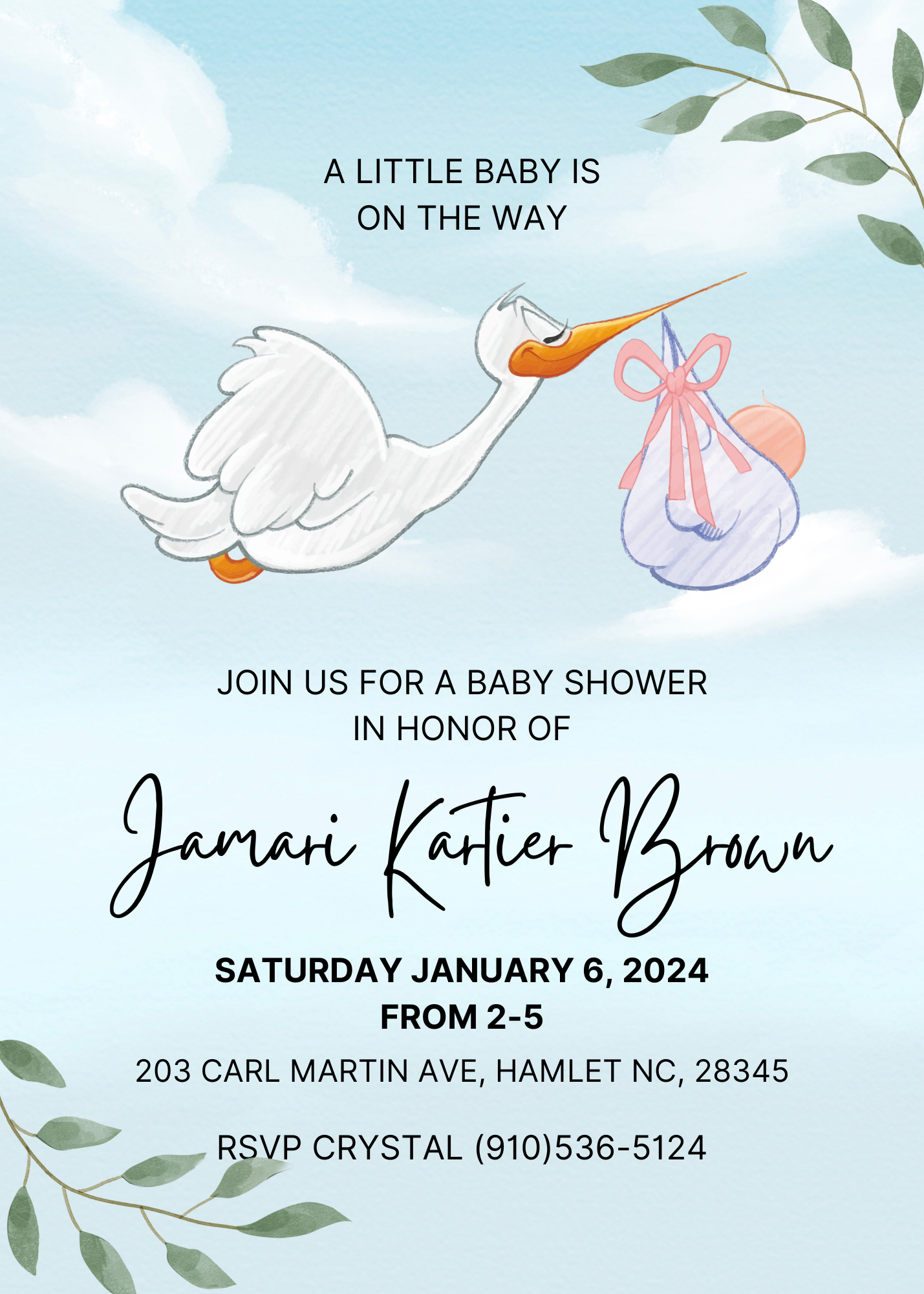 Personalized Invitations with Envelopes
