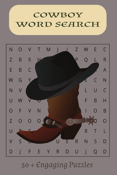 Cowboy Word Search Ebook