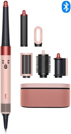 Dyson Airwrap i.d.™ Multi-styler And Dryer Straight+Wavy Hair, Advanced Smart Hair Dryer, 1300W Styler, Bluetooth, 3 Heat Settings, Kanzan Pink | HS08