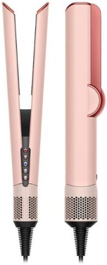 Dyson HT01 Airstrait Straightener, 1600W, LCD Screen, Wet to Dry Hair, 2 Modes - 3 Heat, 3 Speed Power, 240V Voltage, Intuitive Airflow, Lock Feature, Auto-Pause, Kanzan Pink | HT01