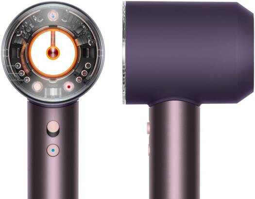Dyson Supersonic Nural Hair Dryer, Scalp Protect Button, Instant Control, 3 Precise Airflow Settings, 4 Precise Heat Settings, Pause Detect Technology, Jasper Plum | HD16
