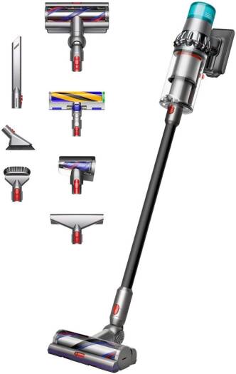 Dyson V15 Detect Total Clean Cordless Vacuum Cleaner, Nickel / Black | DY-V15-VAC-BLK/NCKL
