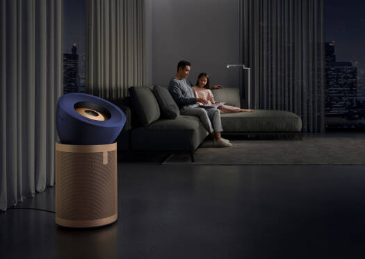 Dyson Big+Quiet Formaldehyde BP04 Air Purifier,  Prussian Blue/Gold | BP04