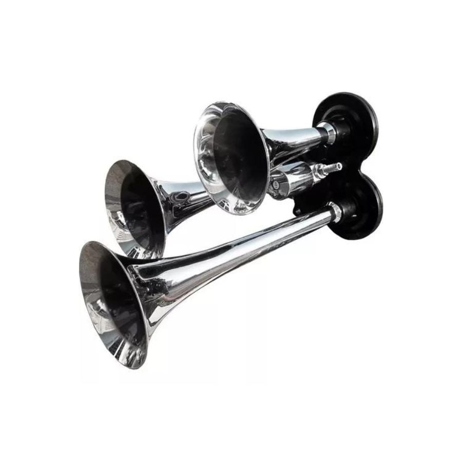 Corneta De Aire Pequeña De Tres Salidas 12V – 24V
