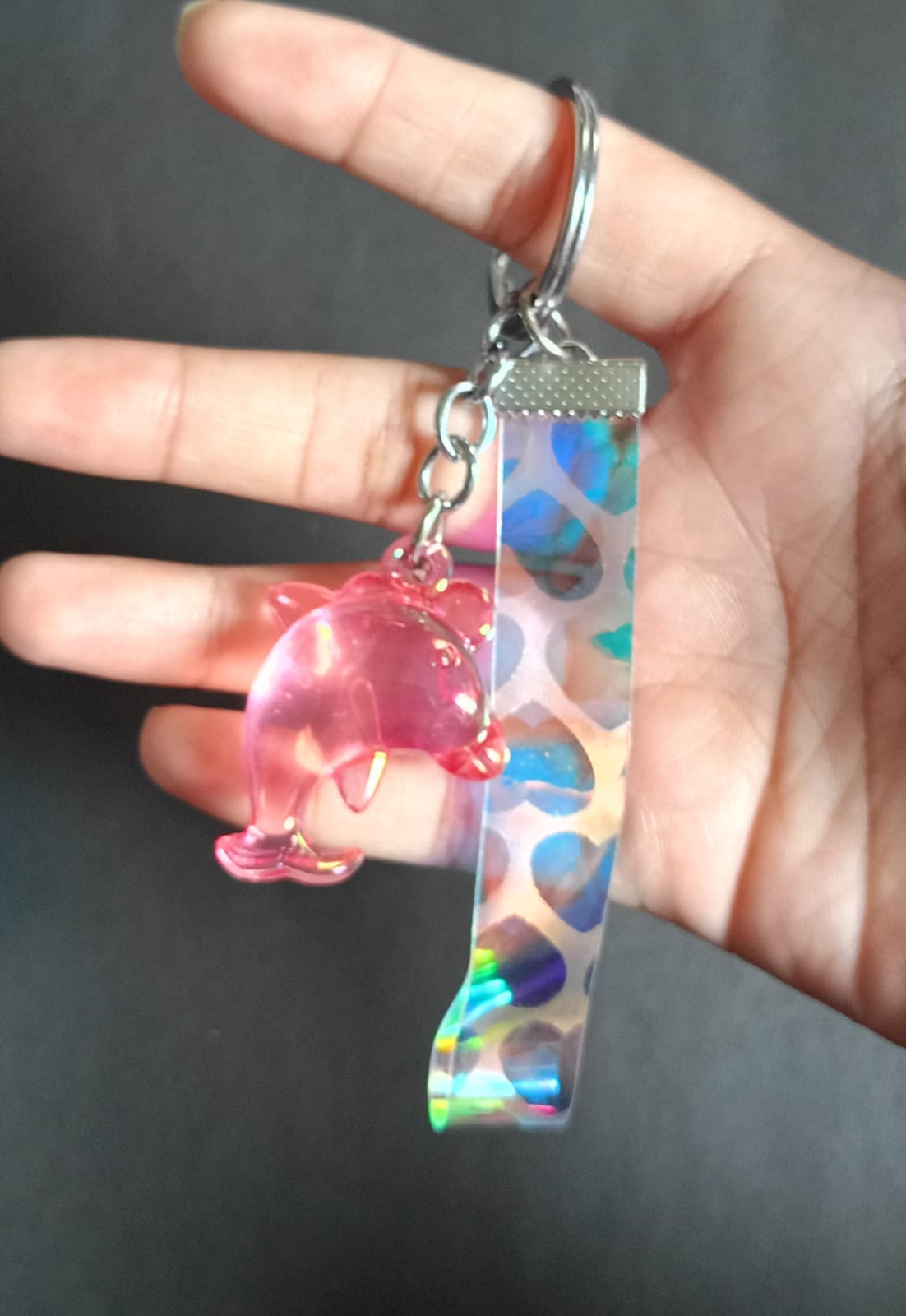 Dolphin Crystal (Pink)