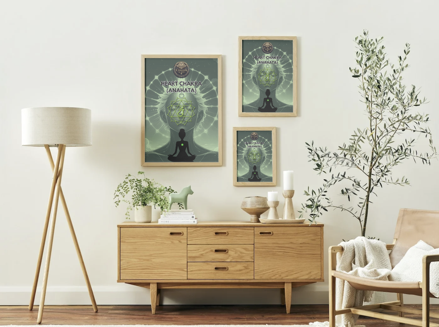 Full Chakra Display Art Set