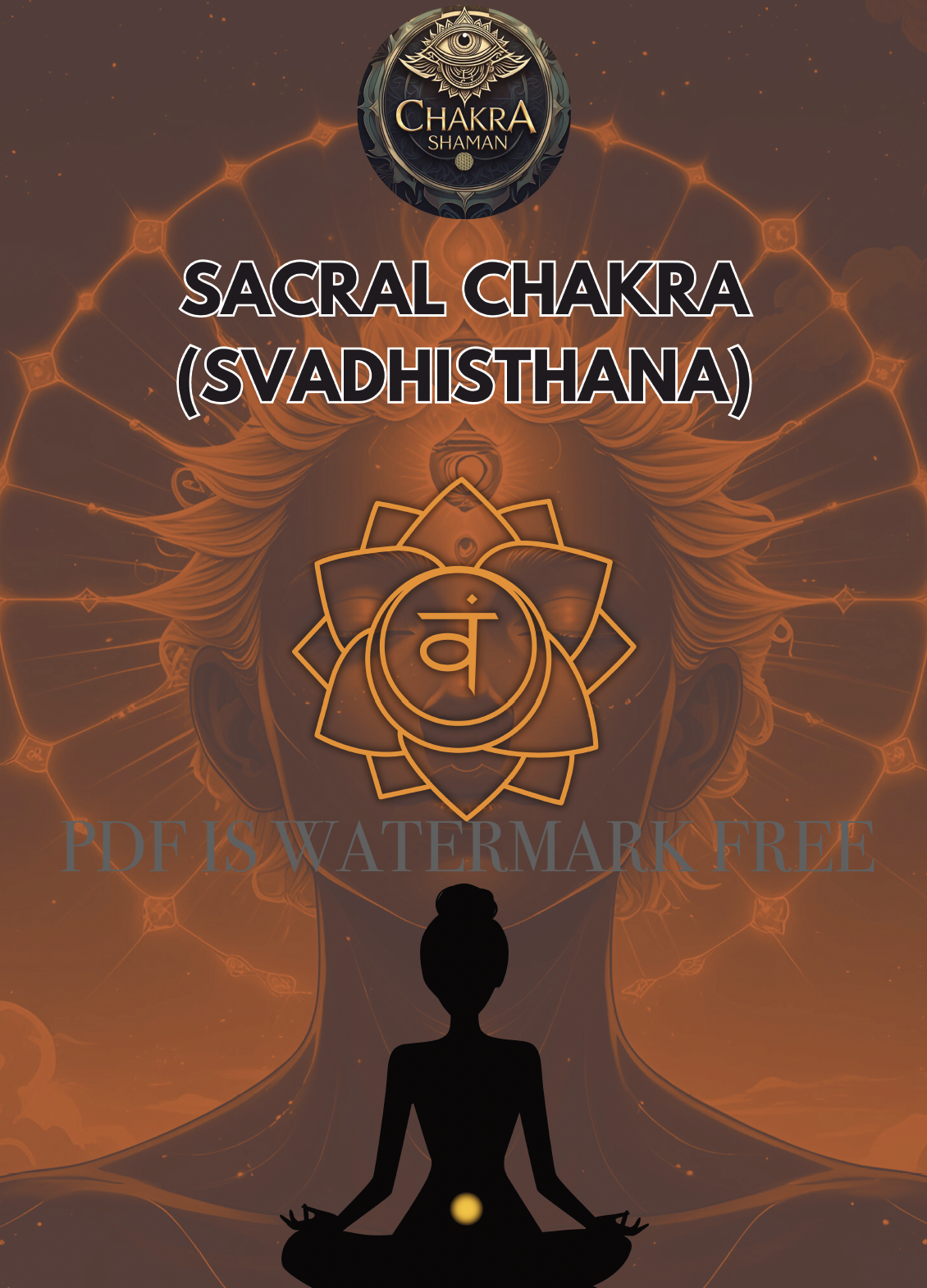 Sacral Chakra Display Art