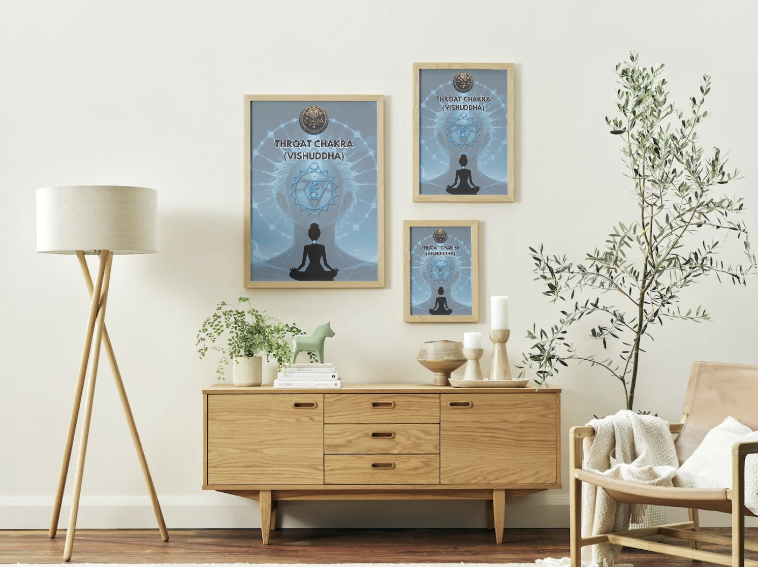 Full Chakra Display Art Set