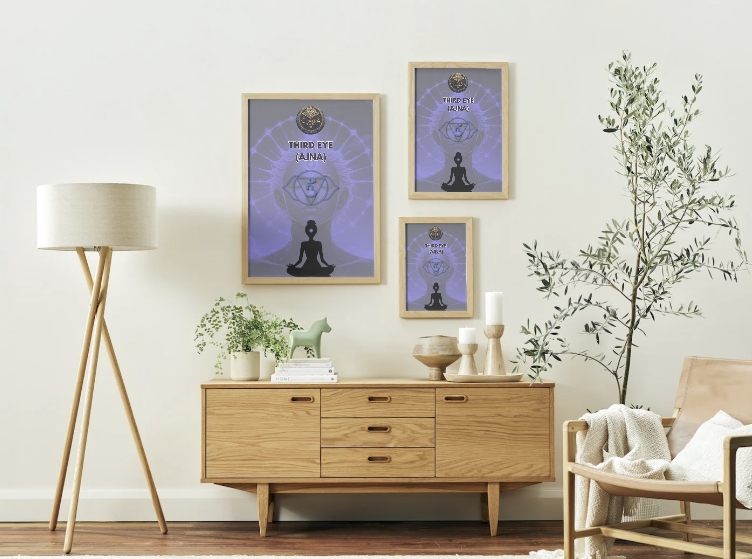 Full Chakra Display Art Set