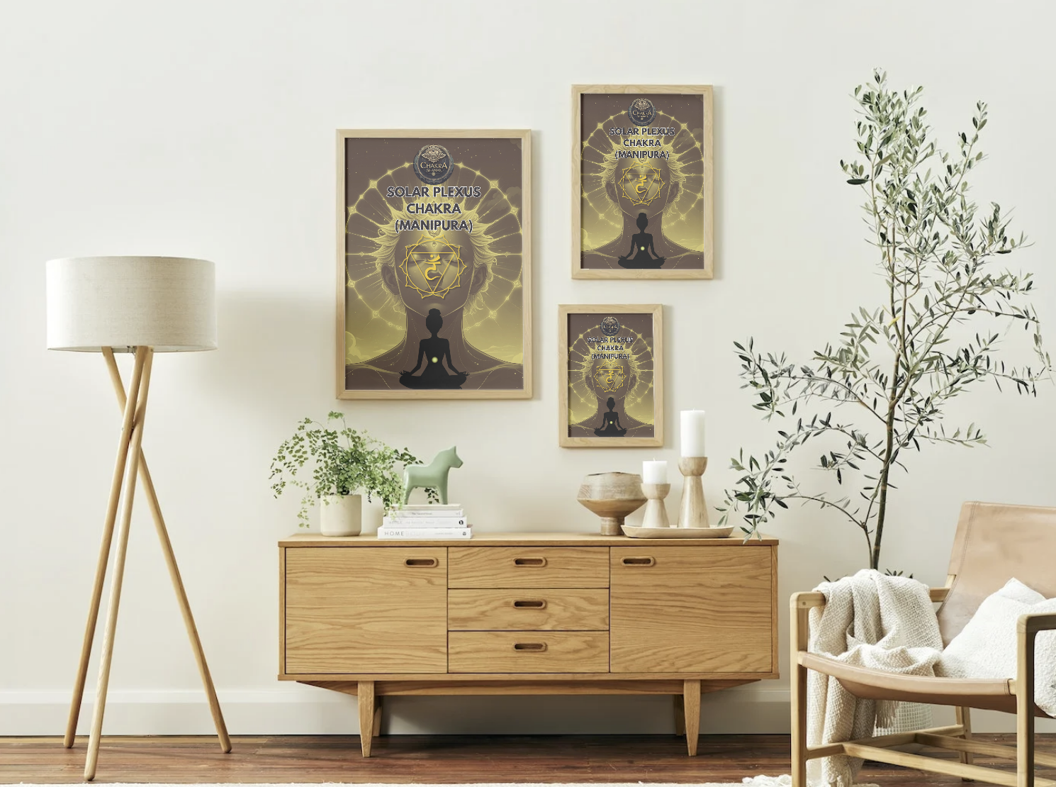 Solar Plexus Chakra Display Art