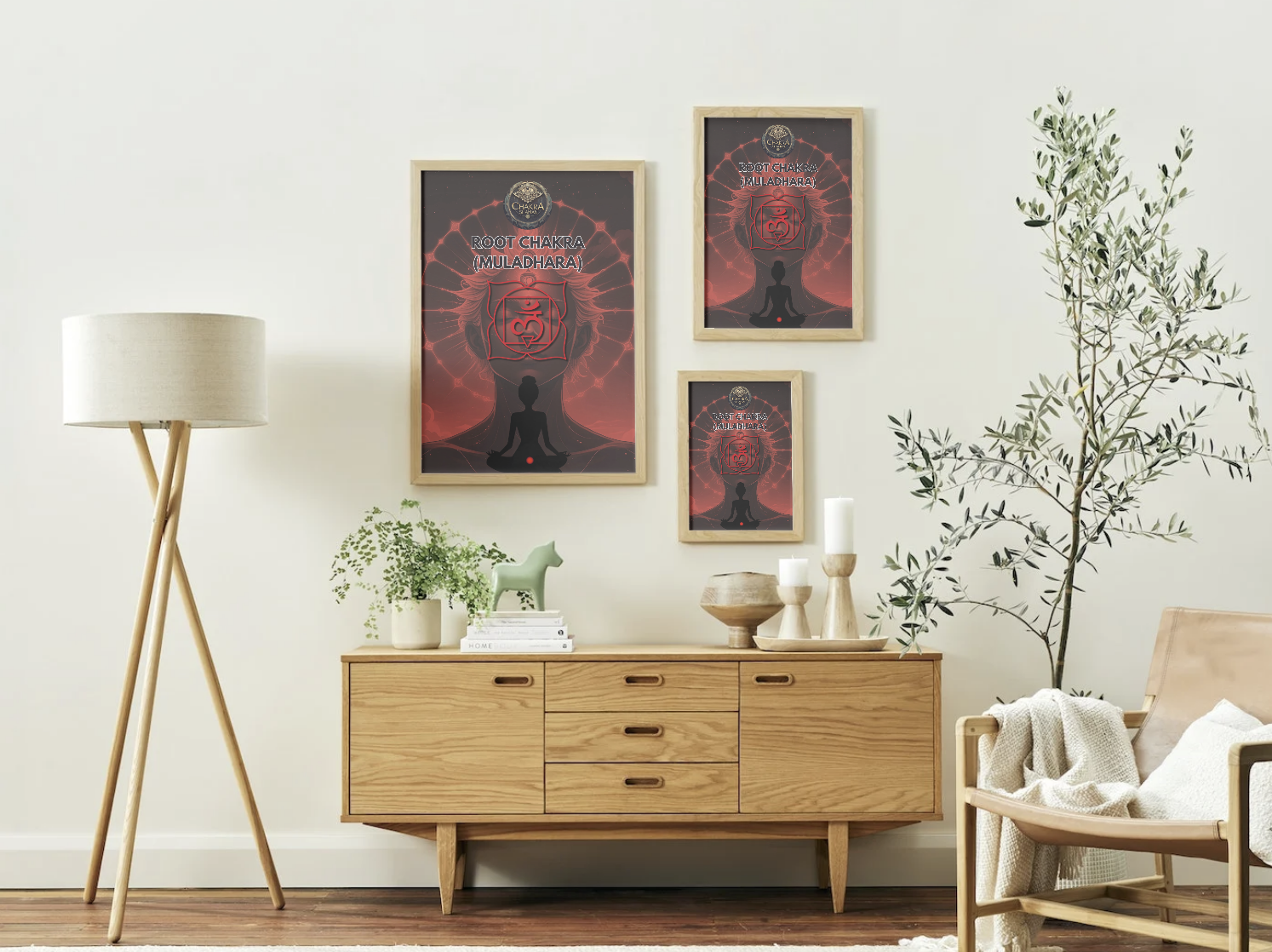 Root Chakra Display Art