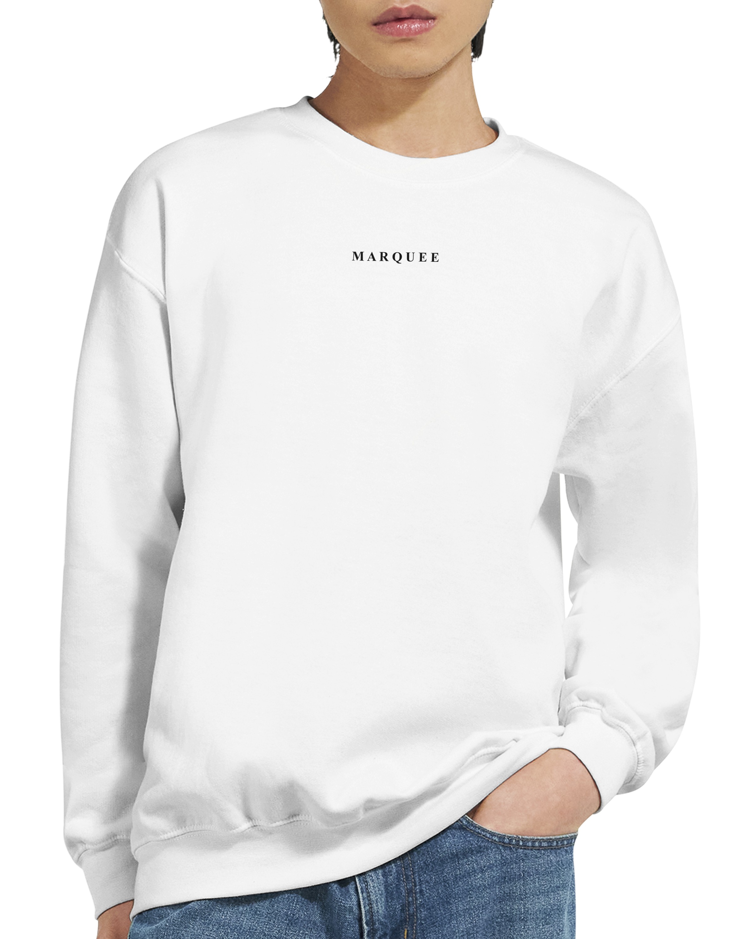 Marqueewear White SweatShirt Pure Comfort