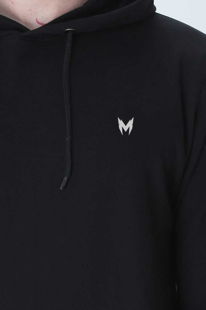 Marqueewear Premium Quality Black Hooded Sweatshirt