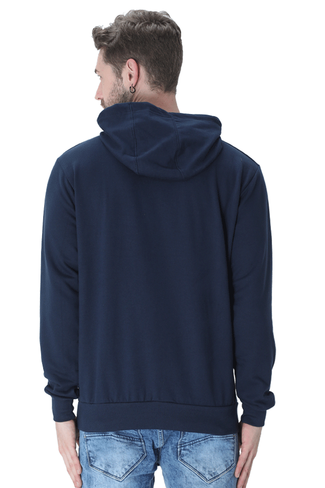 Marqueewear Navy Blue Hoodie (Vintage Print)