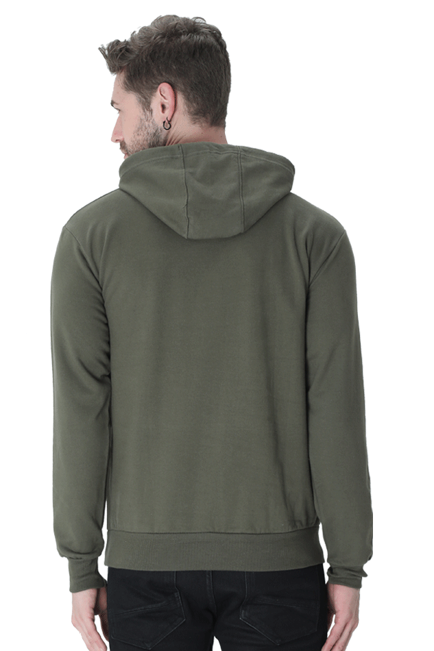 Marqueewear Olive Green Hooded Sweatshirt
