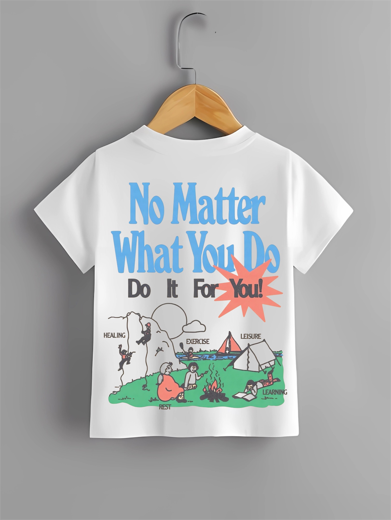 Wild Nomad Kids White T-Shirt