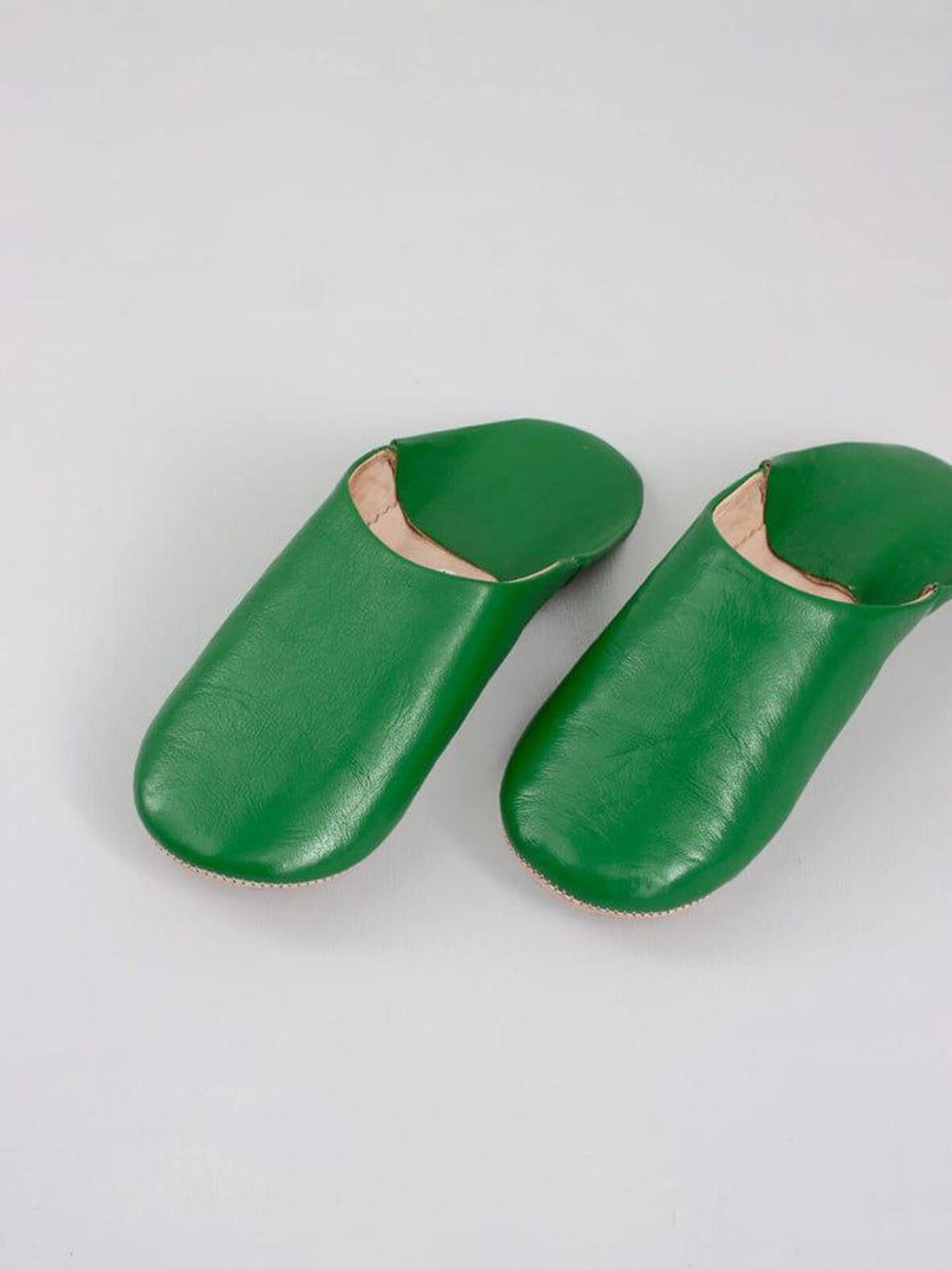 Women's Moroccan Babouche Slippers - Handmade Soft Leather Mules - Organic Leather House Shoes - Cozy Indoor Slippers - Gift for Her