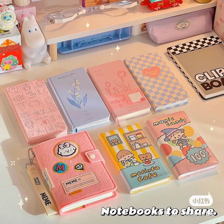 Assorted Cute Notebooks