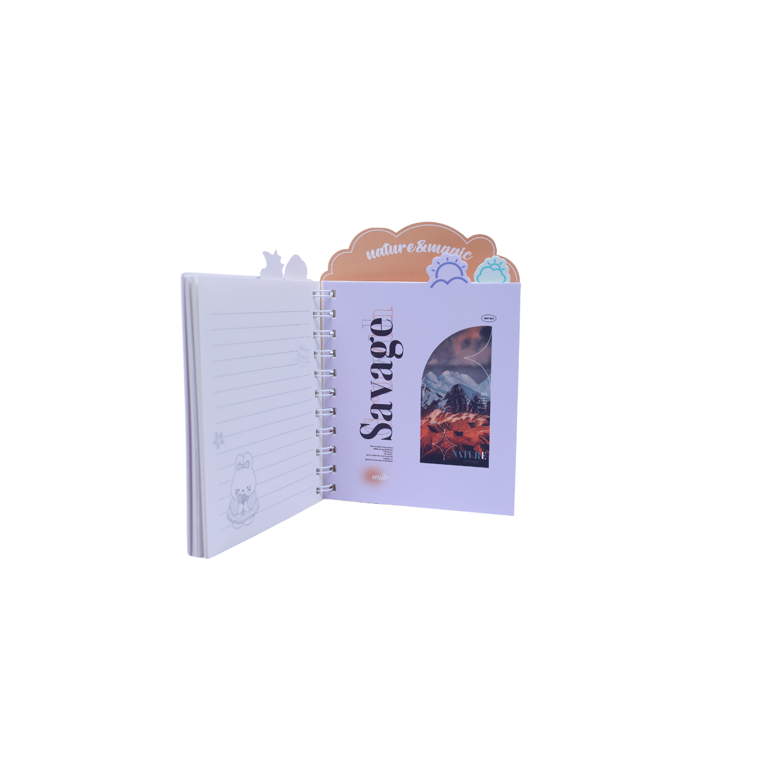 Vintage Style Spiral Notebook