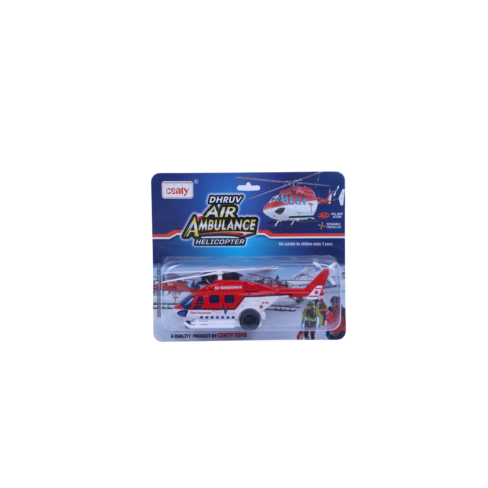 Dhruv Air Ambulance Helicopter Toy