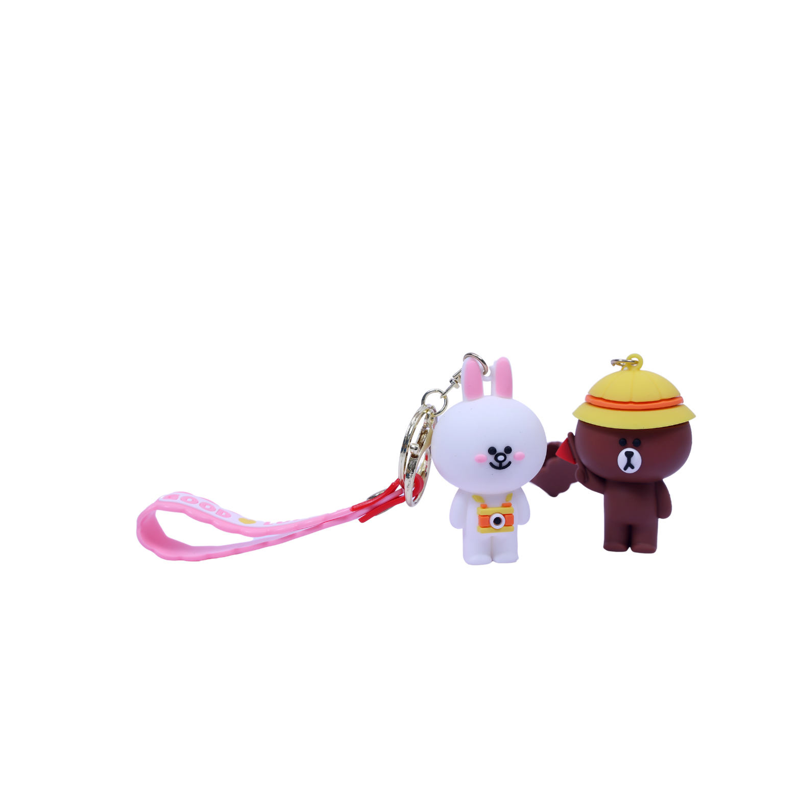 Cute Cartoon Character Keychains 2PCS (RANDOM DESIGNS AND COLORS )