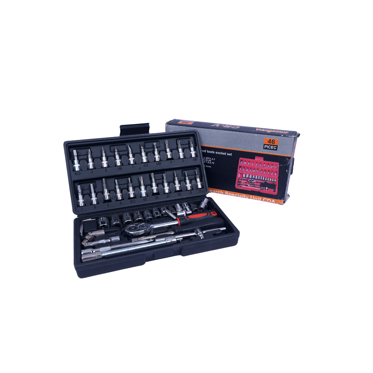 46-piece tool socket set