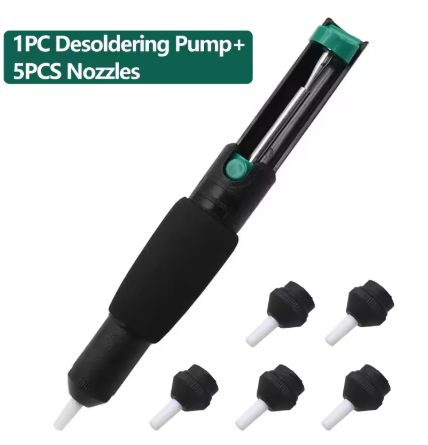 Plastic Powerful Desoldering Pump Suction Tin Vacuum Soldering Iron Desolder Gun Soldering Sucker Pen Removal Hand Welding Tools