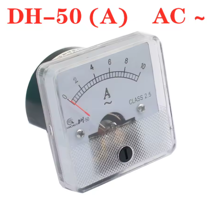 DH-50 AC Ammeter 1A 2A 3A 5A 10A 15A 20A 30A 50A Analog Pointer meter / Current meter