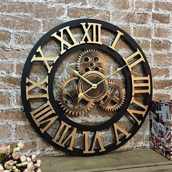 Industrial Gear Wall Clock
