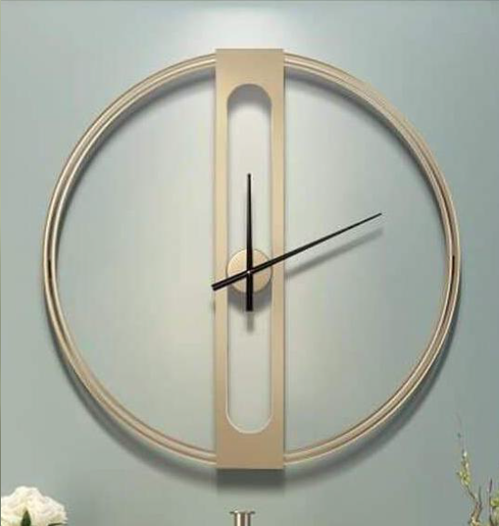 Modern Minimalist Metal Wall Clock
