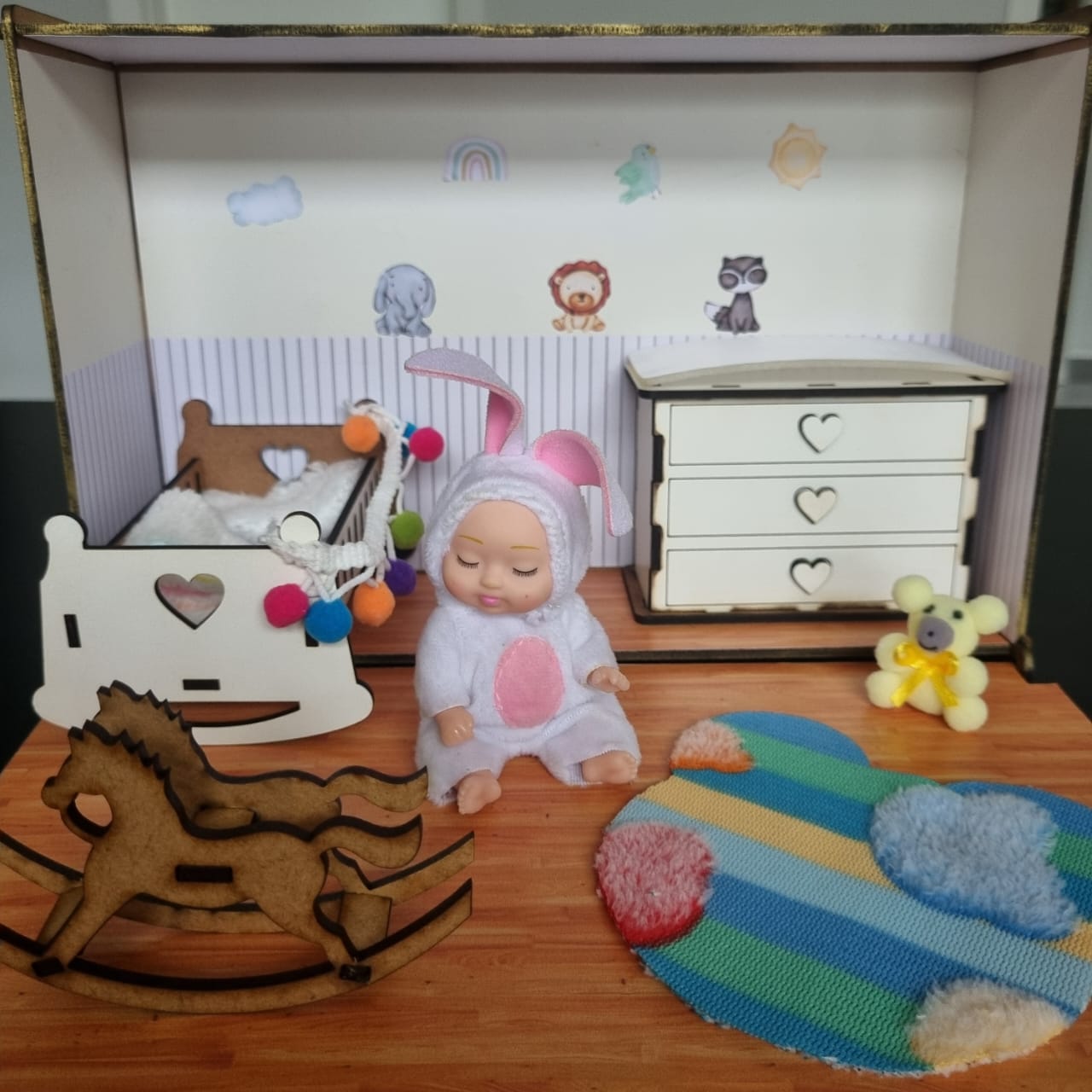 Quartinho da mini bebê reborn