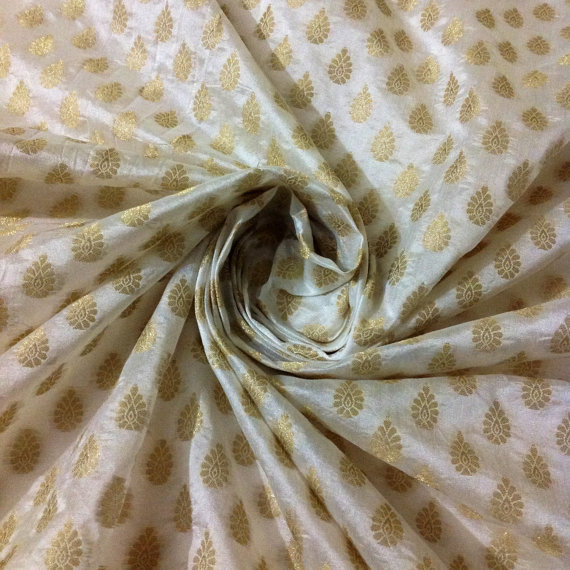 Chanderi Fabric - Natural
