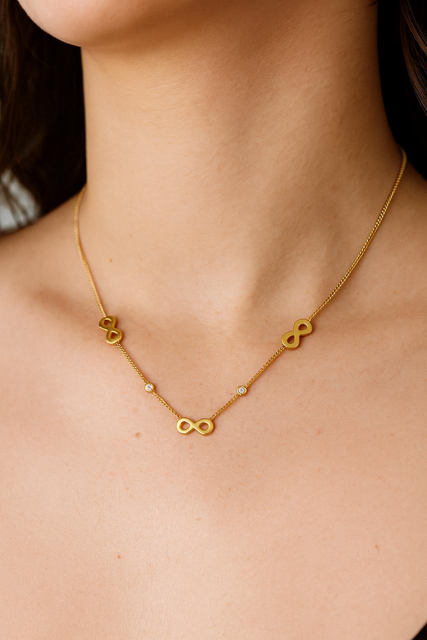 Gold Infinity Necklace