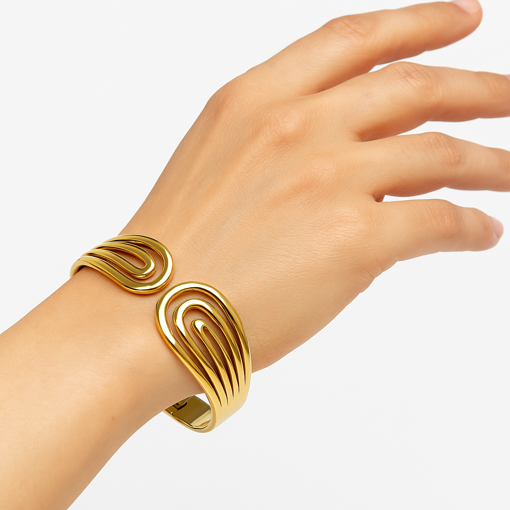 Elegant Anti-Tarnish Stainless Steel Bracelet for Girls & Women